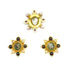 Jennifer Gibson Jewellery 2177 (8) Vintage Linda Levinson Byzantine Coin Earrings