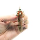 Jennifer Gibson Jewellery 2178 (1) Vintage Victorian Inspired Tassel Earrings