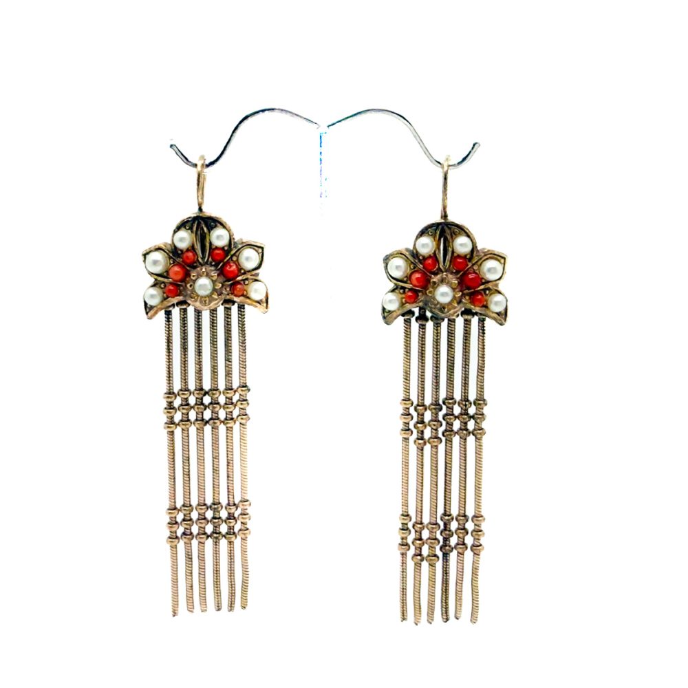 Vintage Victorian Inspired Tassel Earrings