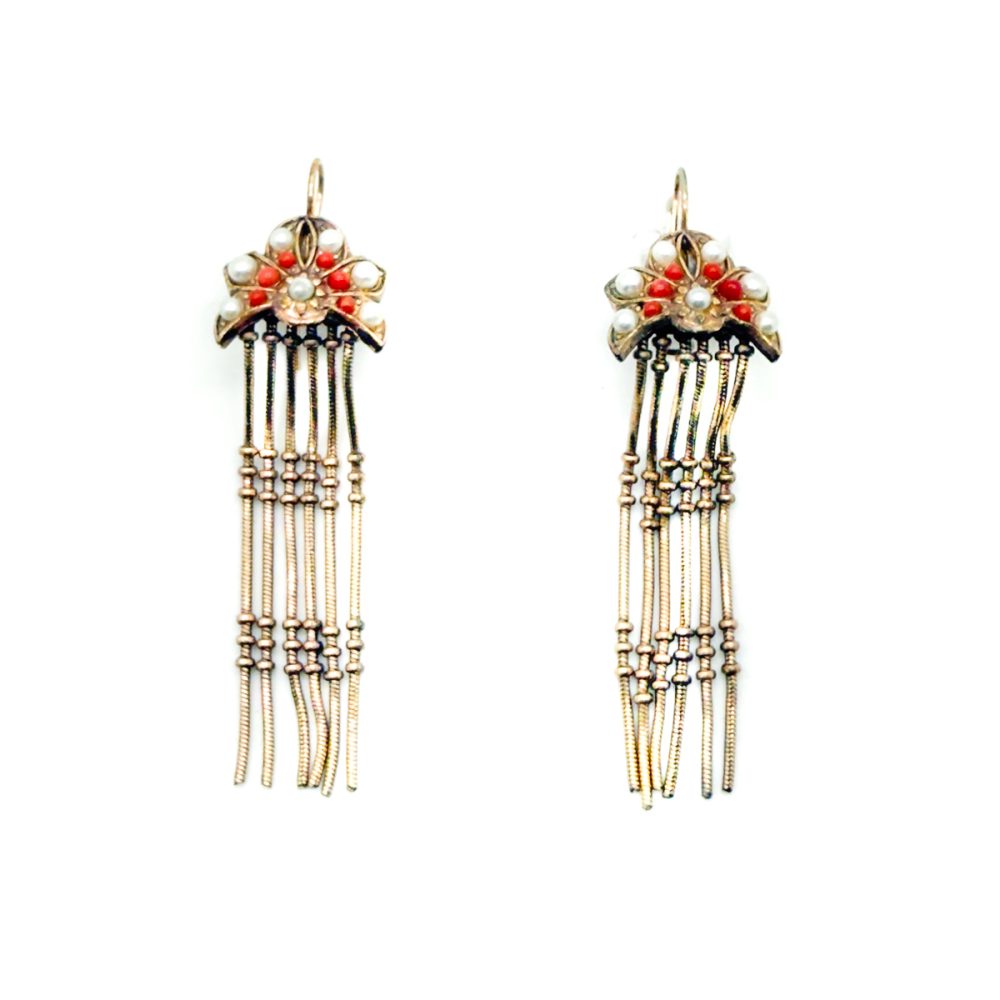 Vintage Victorian Inspired Tassel Earrings