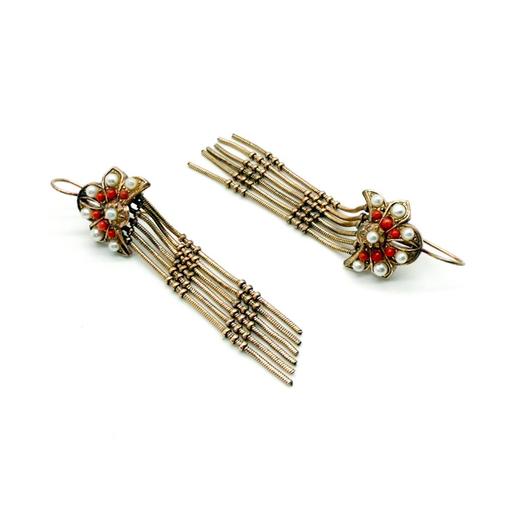 Vintage Victorian Inspired Tassel Earrings
