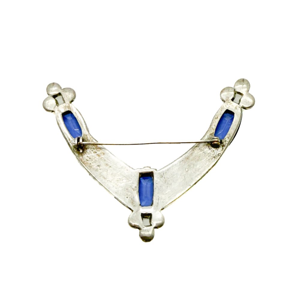 Antique Art Deco Sapphire Brooch