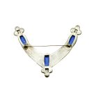 Jennifer Gibson Jewellery -2180 (2) Antique Art Deco Sapphire Brooch
