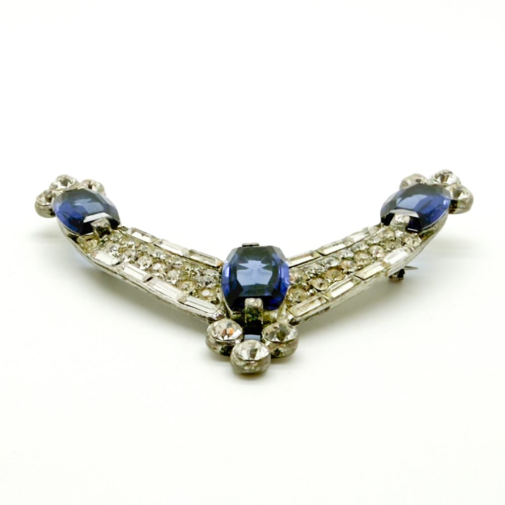 Antique Art Deco Sapphire Brooch