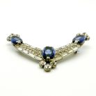Jennifer Gibson Jewellery -2180 (4) Antique Art Deco Sapphire Brooch