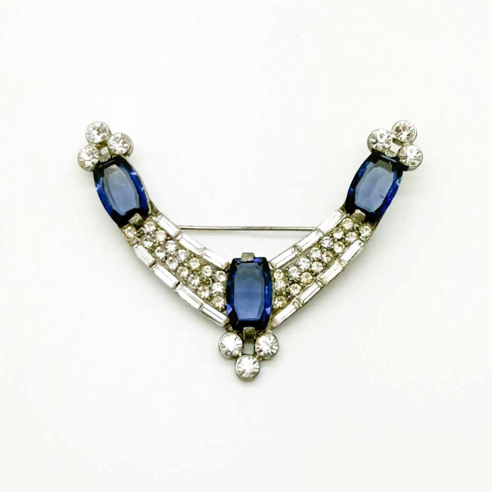 Antique Art Deco Sapphire Brooch