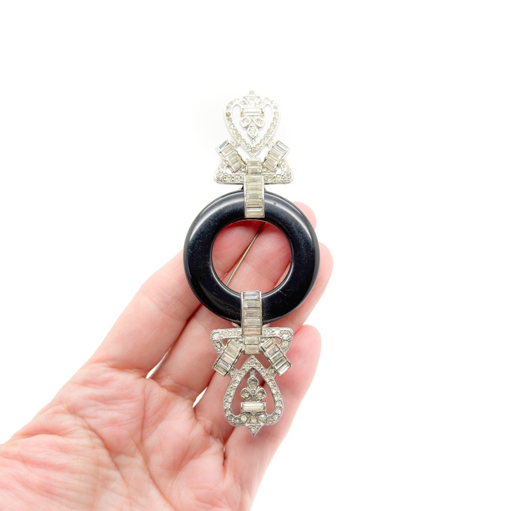 Vintage Kenneth Lane Deco Brooch