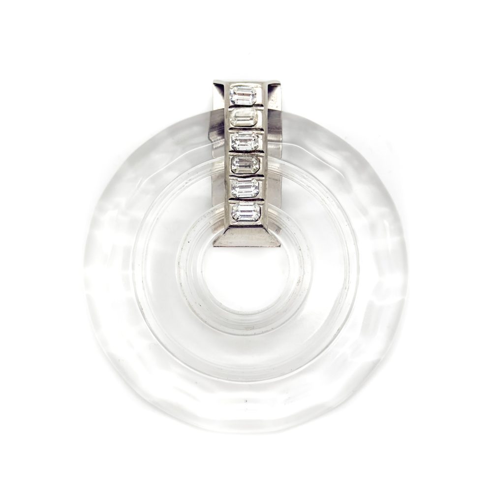 Vintage Versace Deco Target Brooch