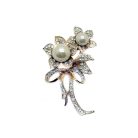 Jennifer Gibson Jewellery -2183 (5) Vintage Pearl Flower Brooch