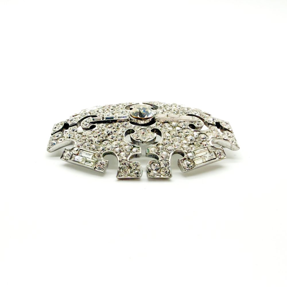 Antique Art Deco Plaque Brooch