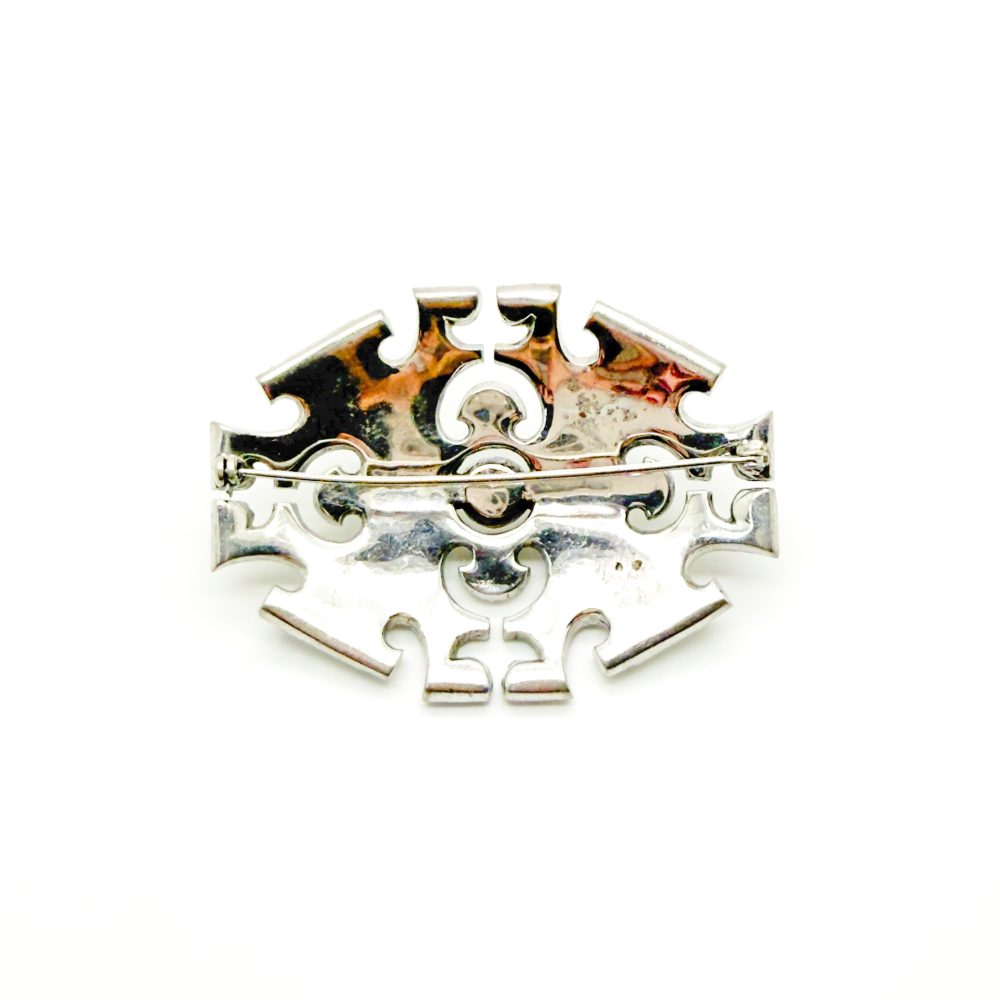 Antique Art Deco Plaque Brooch