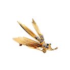 Hattie Carnegie En tremblant Bug Brooch