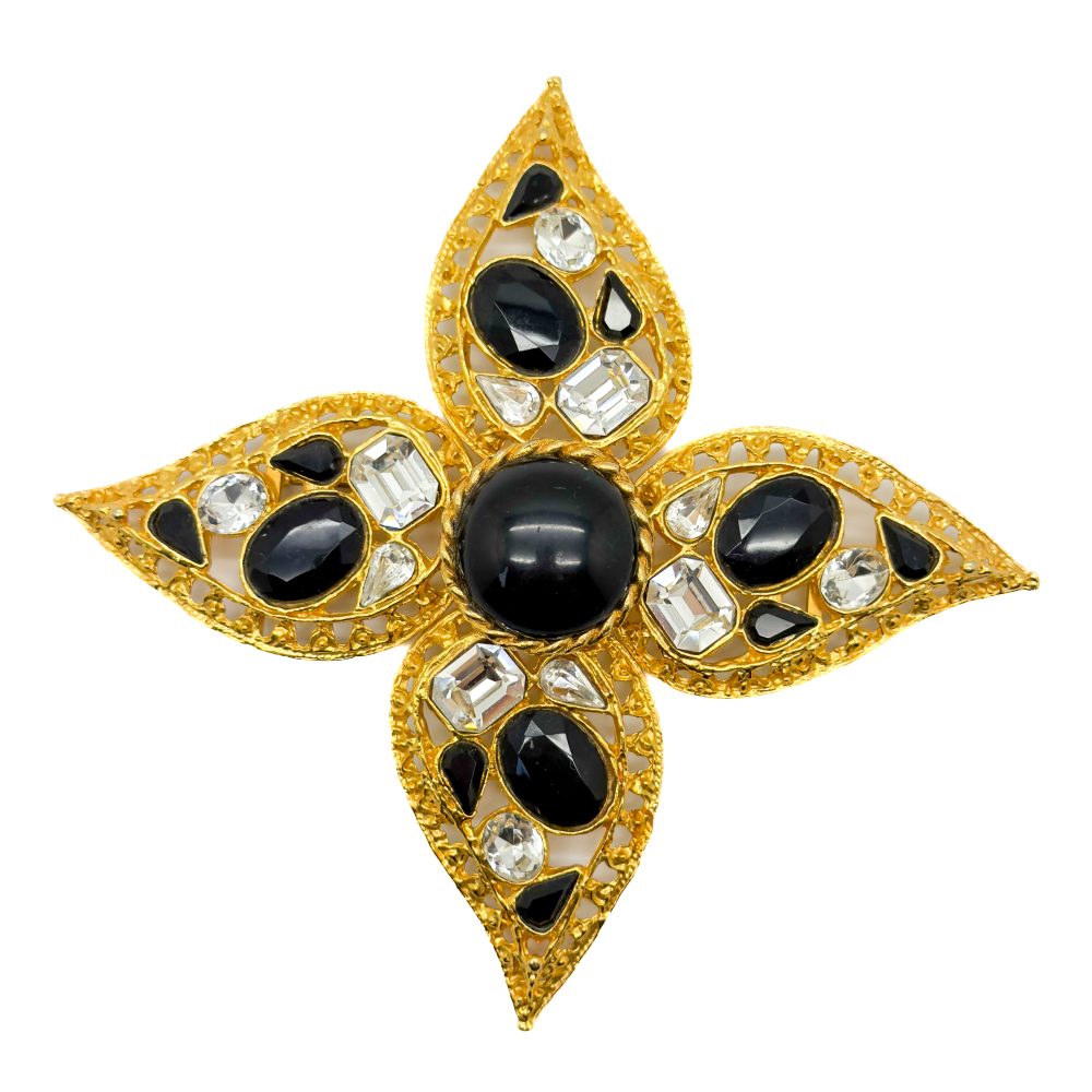 Vintage Huge Runway Star Brooch