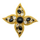 Jennifer Gibson Jewellery 2186 (1) Vintage Huge Runway Star Brooch