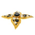 Jennifer Gibson Jewellery 2186 (4) Vintage Huge Runway Star Brooch