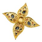 Jennifer Gibson Jewellery 2186 (5) Vintage Huge Runway Star Brooch