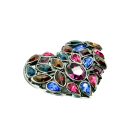 Jennifer Gibson Jewellery 2187 (2) Vintage YSL Heart Brights Brooch