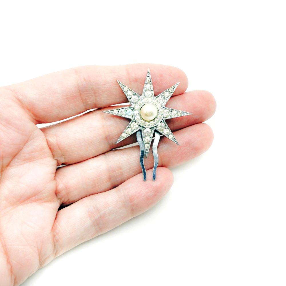 Antique Art Deco Star Hair Adornment