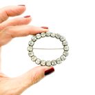 Jennifer Gibson Jewellery 2189 (1) Antique Georgian Black Dot Silver Paste Brooch