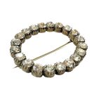 Jennifer Gibson Jewellery 2189 (3) Antique Georgian Black Dot Silver Paste Brooch