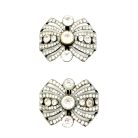 Jennifer Gibson Jewellery 2190 (2) Antique Georgian French Paste Buckle Pair