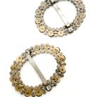 Jennifer Gibson Jewellery 2191 (1) Antique Georgian Cut Steel Buckle Pair