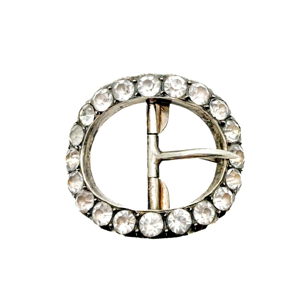 Antique Georgian Sterling Paste Buckle