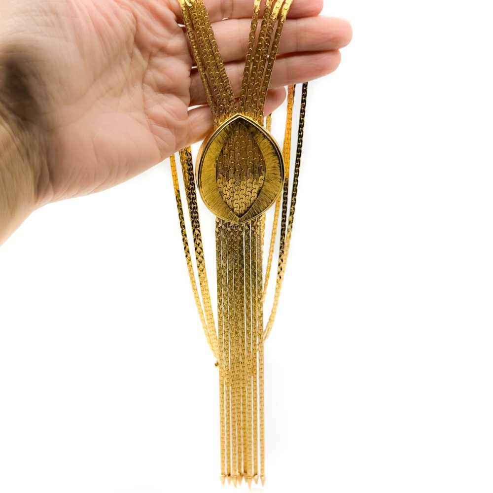 Vintage D'orlan Tassel Necklace