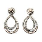 Jennifer Gibson Jewellery 2194 (2) Vintage French Rhondelle Hoop Earrings 1950s