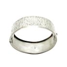 Antique Victorian Hallmarked Silver Ivy Leaf Bangle