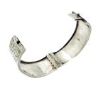 Antique Victorian Hallmarked Silver Ivy Leaf Bangle