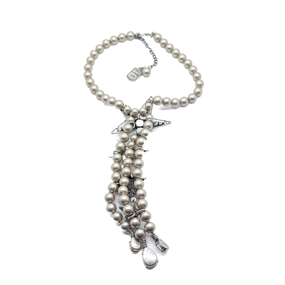 Vintage Jacques Fath Star Lariat Necklace