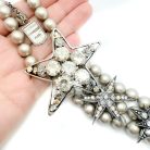 Vintage Jacques Fath Star Lariat Necklace