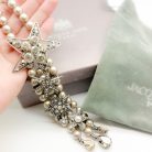 Vintage Jacques Fath Star Lariat Necklace