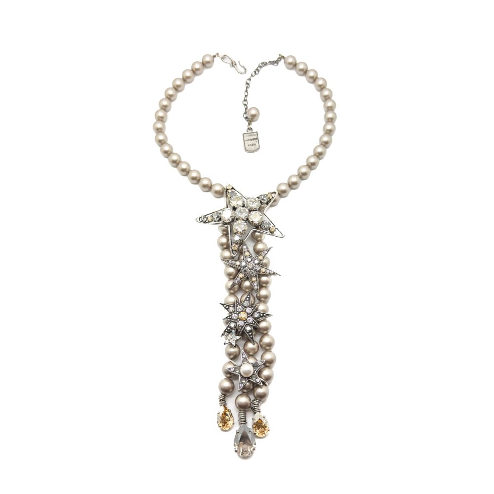 Vintage Jacques Fath Star Lariat Necklace