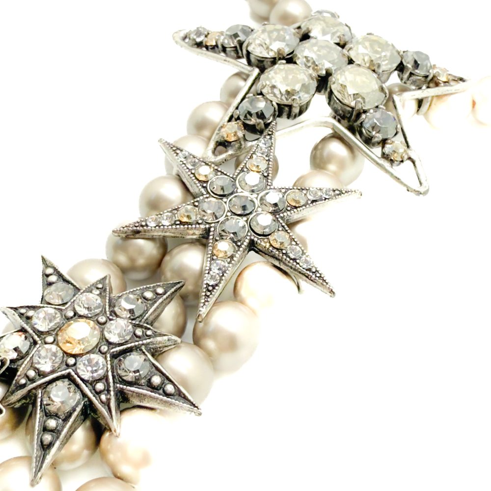 Vintage Jacques Fath Star Lariat Necklace