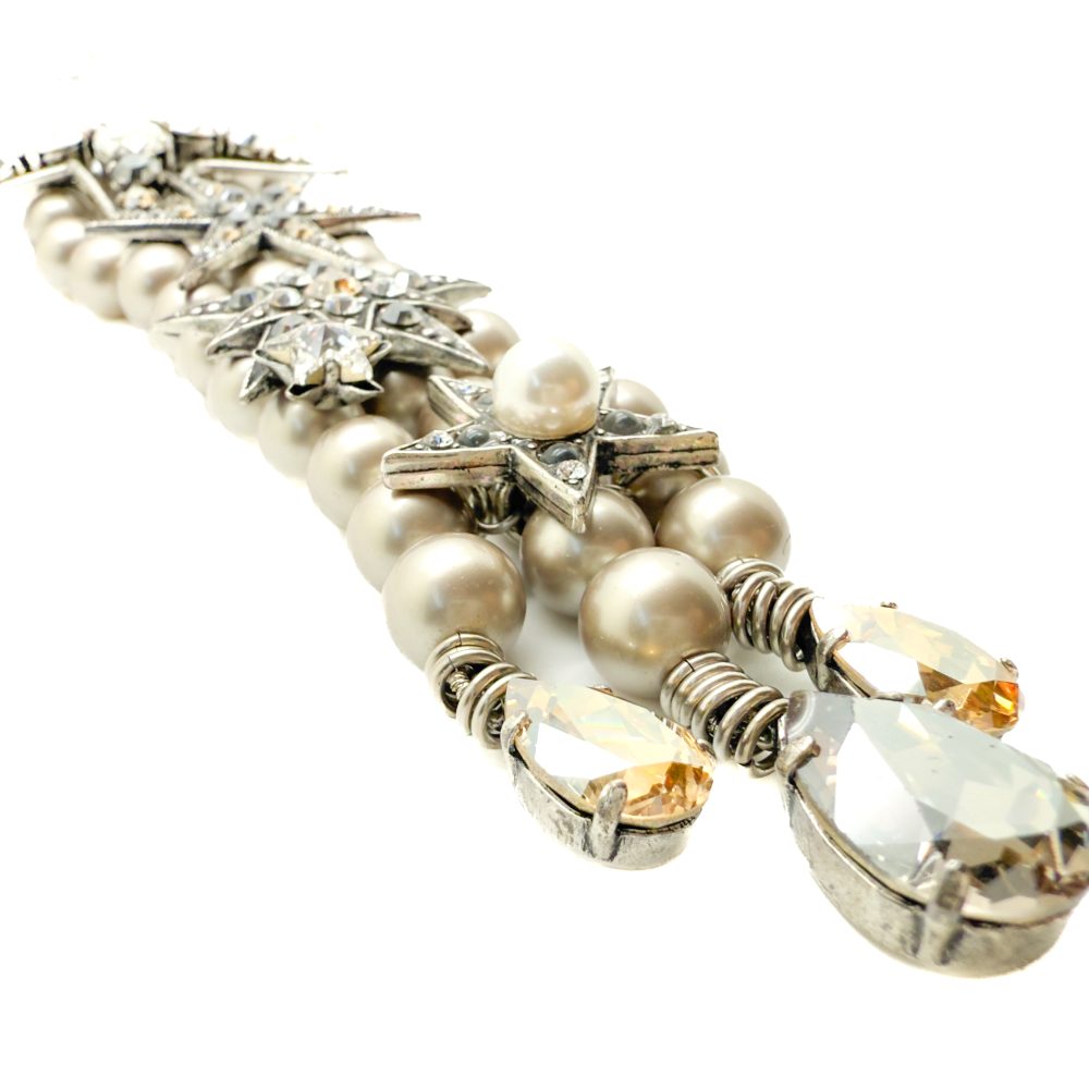 Vintage Jacques Fath Star Lariat Necklace