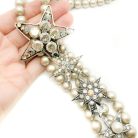 Vintage Jacques Fath Star Lariat Necklace