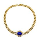 Jennifer Gibson Jewellery 2203 (2) Vintage Ciner Lapis Necklace
