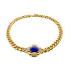 Jennifer Gibson Jewellery 2203 (3) Vintage Ciner Lapis Necklace