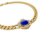 Jennifer Gibson Jewellery 2203 (4) Vintage Ciner Lapis Necklace