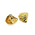 Vintage Dior Sculptural Wave Earrings