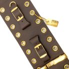 Jennifer Gibson Jewellery 2211 (5) Vintage Dior Leather Logo Buckle Cuff