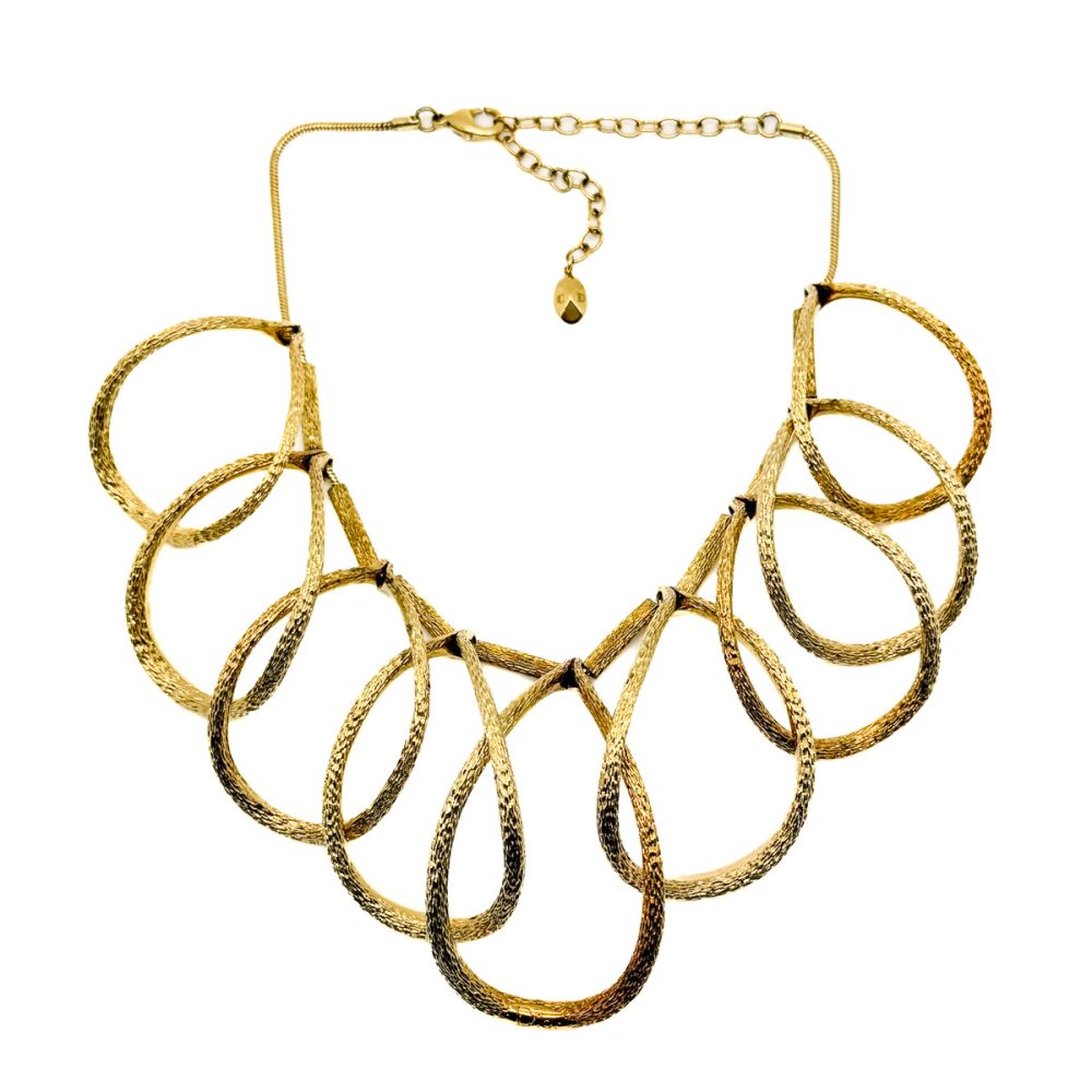 Vintage Dior Textured Loop Collar