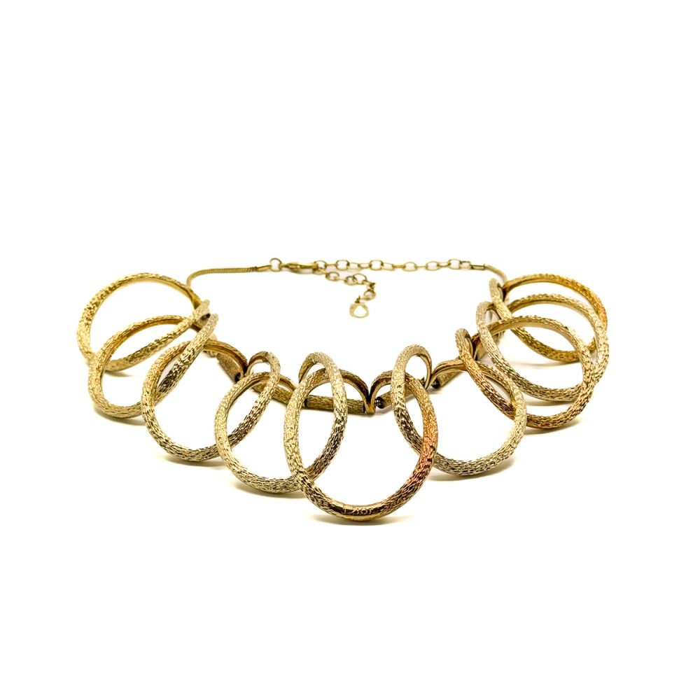 Vintage Dior Textured Loop Collar