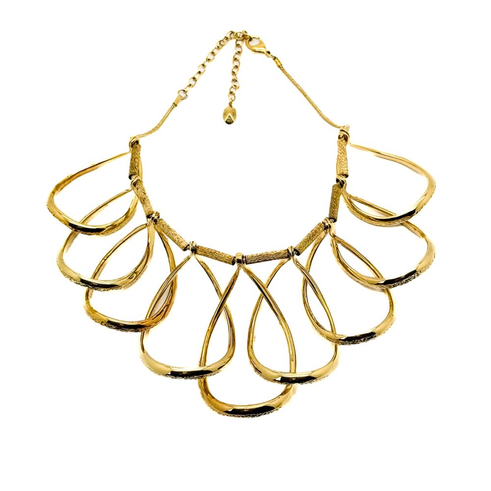 Vintage Dior Textured Loop Collar