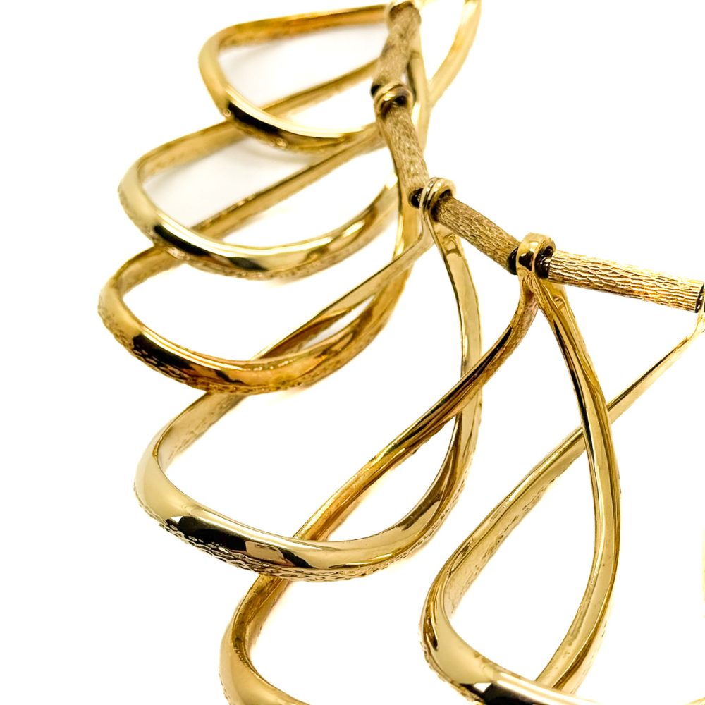 Vintage Dior Textured Loop Collar