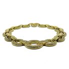 Jennifer Gibson Jewellery 2214 (3) Vintage Dior Crystal Link Necklace