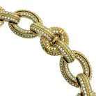 Jennifer Gibson Jewellery 2214 (5) Vintage Dior Crystal Link Necklace