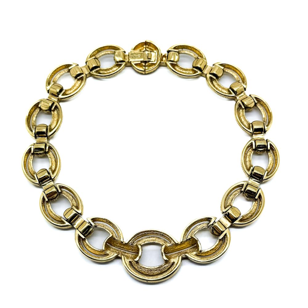 Vintage Dior Crystal Link Necklace